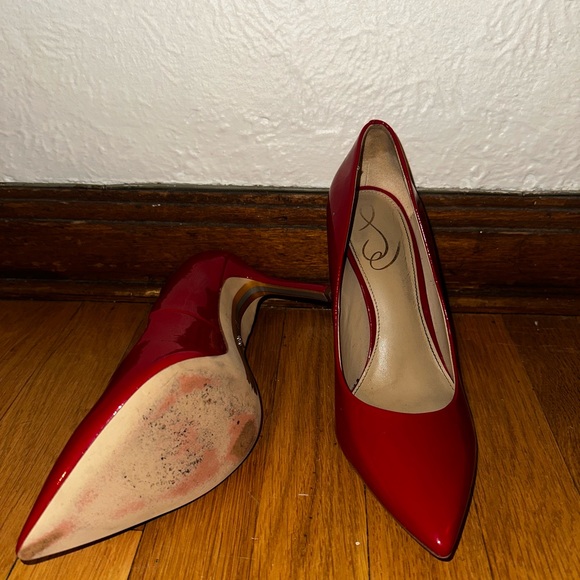 Sam Edelman Red Stilettos - Picture 3 of 4